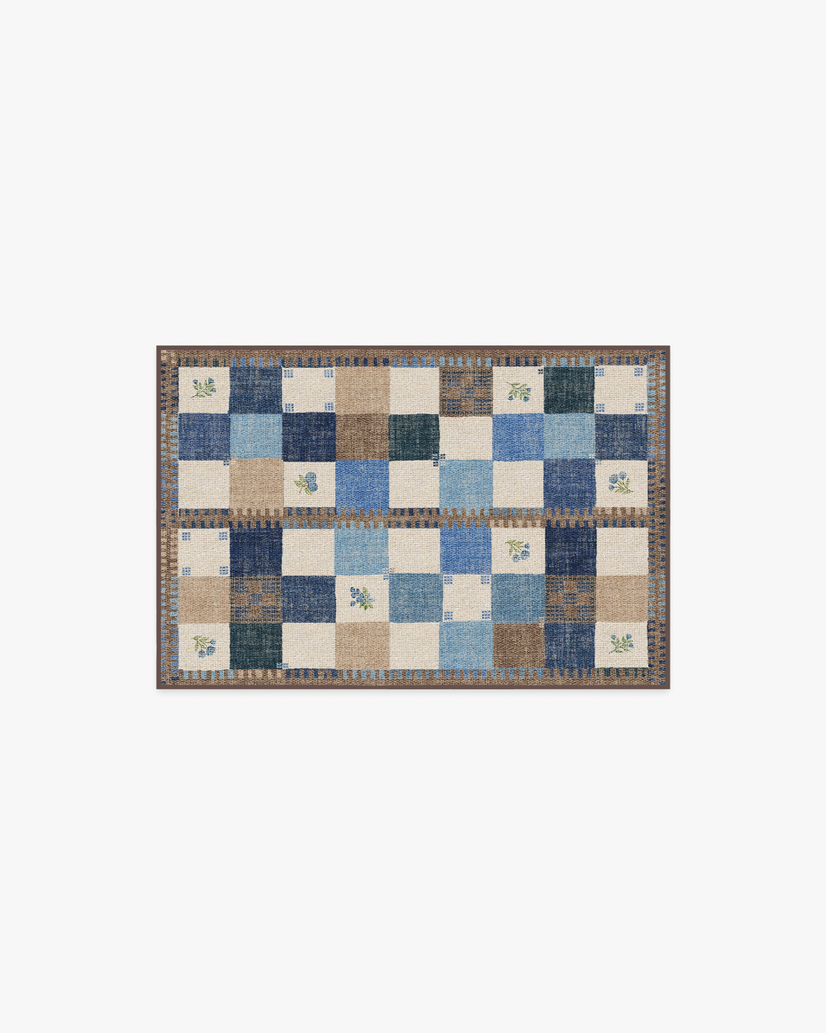 Stonefruit Blue Flatwoven Rug