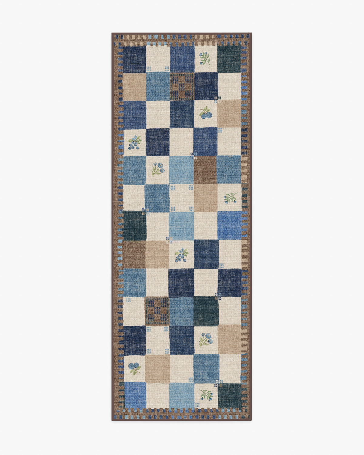 Stonefruit Blue Flatwoven Rug