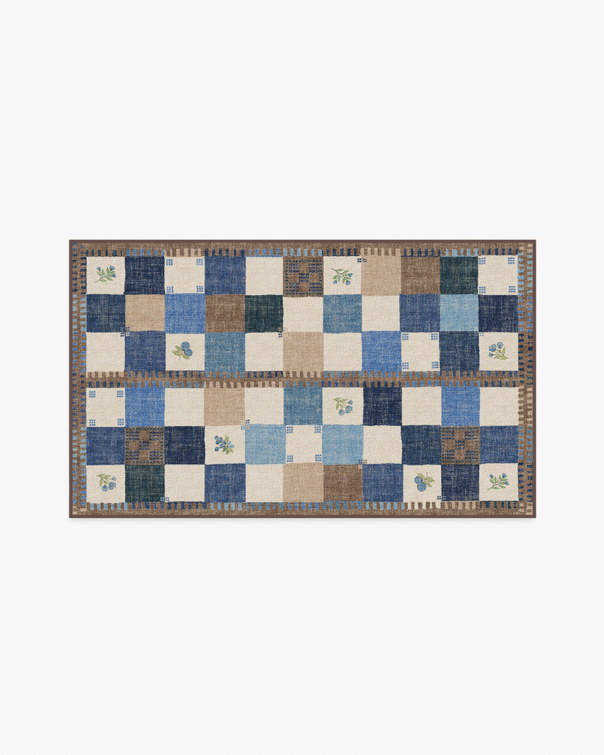 Stonefruit Blue Flatwoven Rug