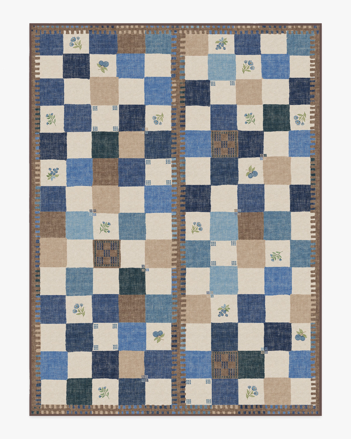 Stonefruit Blue Flatwoven Rug