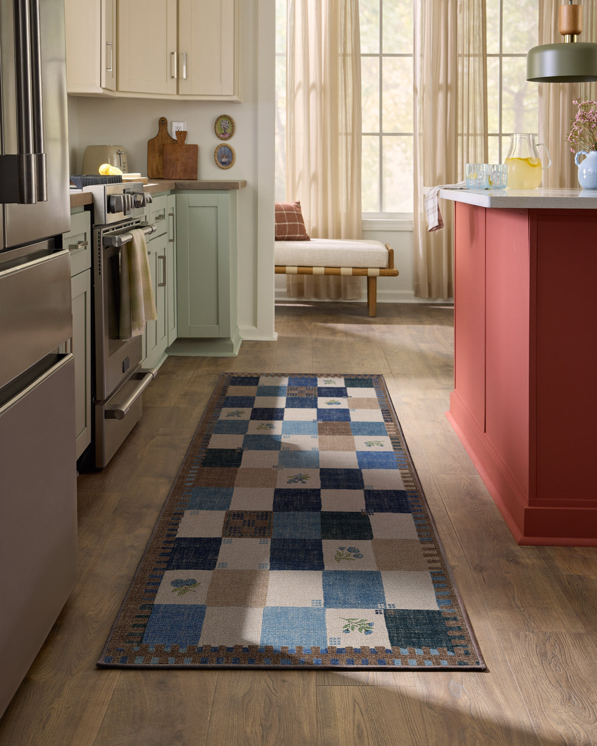 Stonefruit Blue Rug