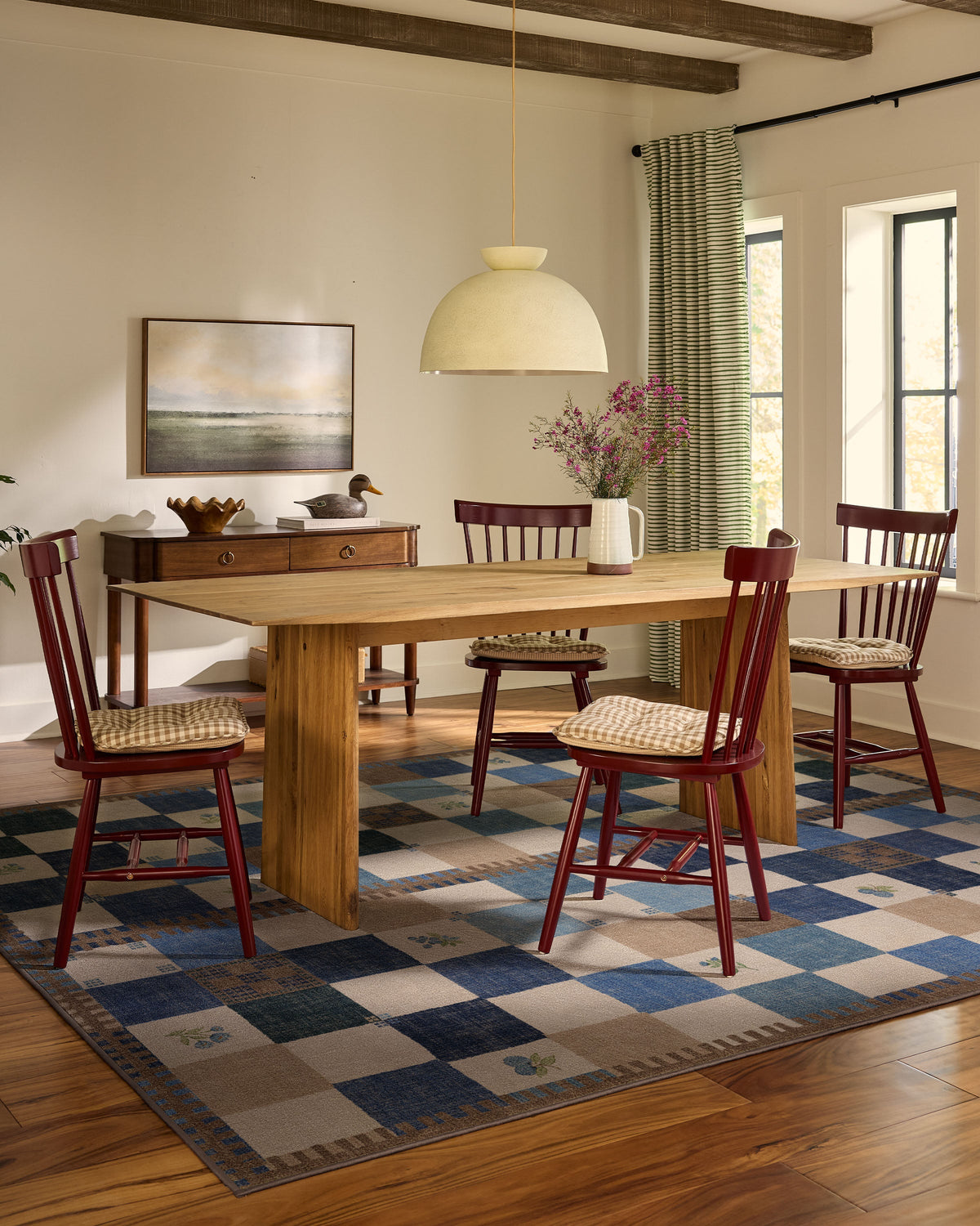 Stonefruit Blue Flatwoven Rug