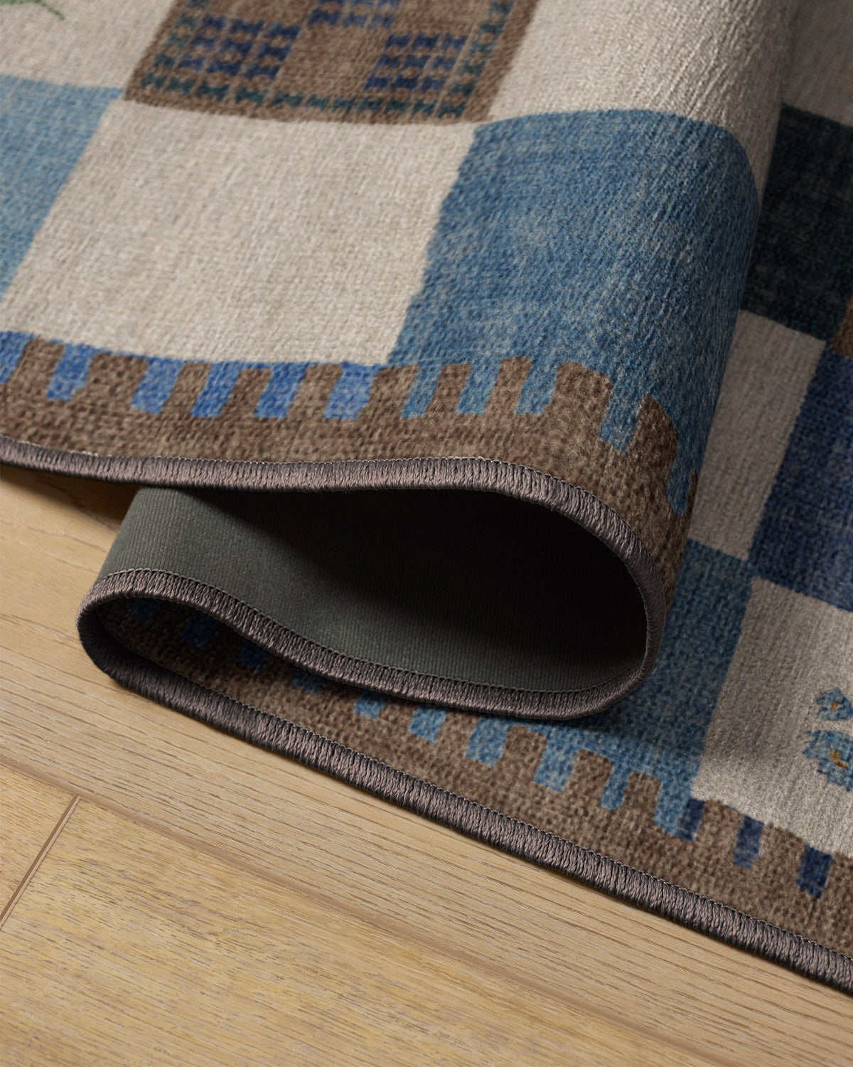 Stonefruit Blue Flatwoven Rug