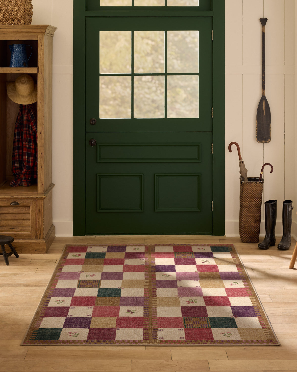 Stonefruit Red Flatwoven Rug