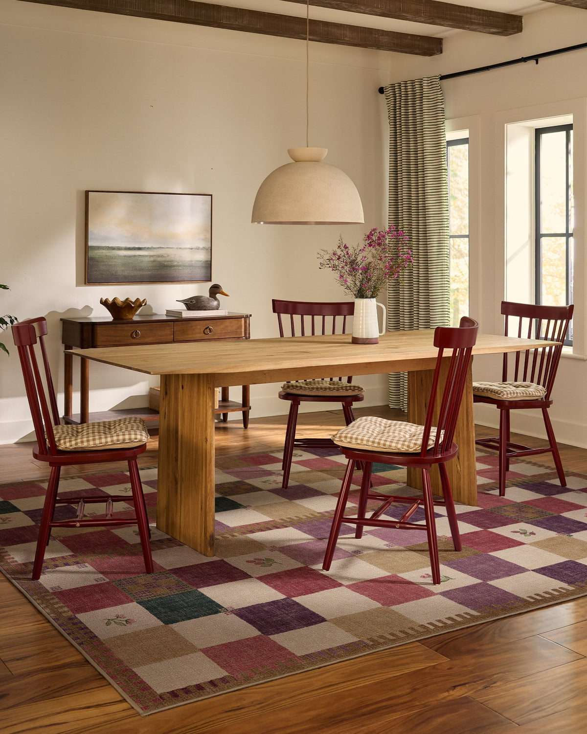 Stonefruit Red Flatwoven Rug