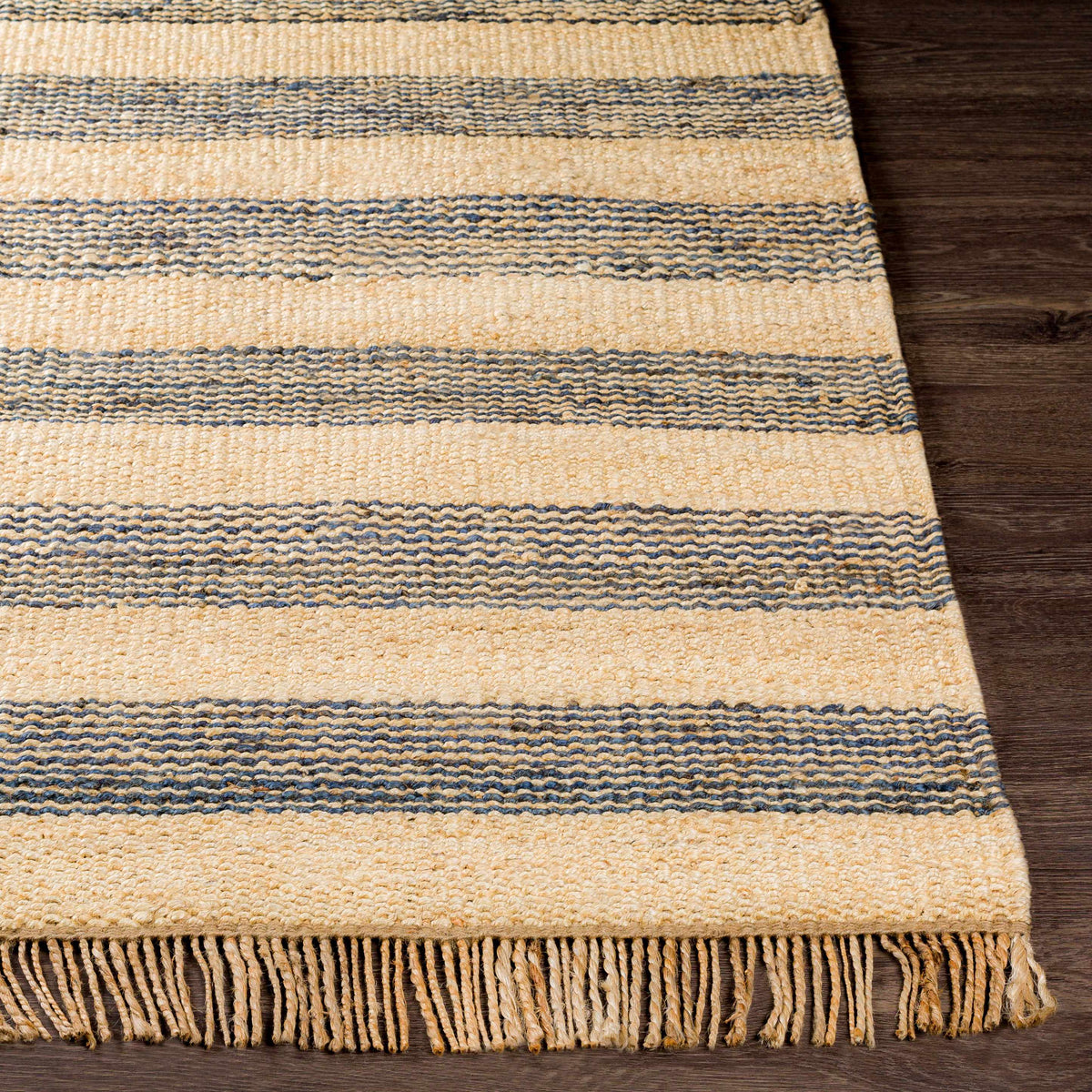Stapleford Striped Jute Carpet - Clearance