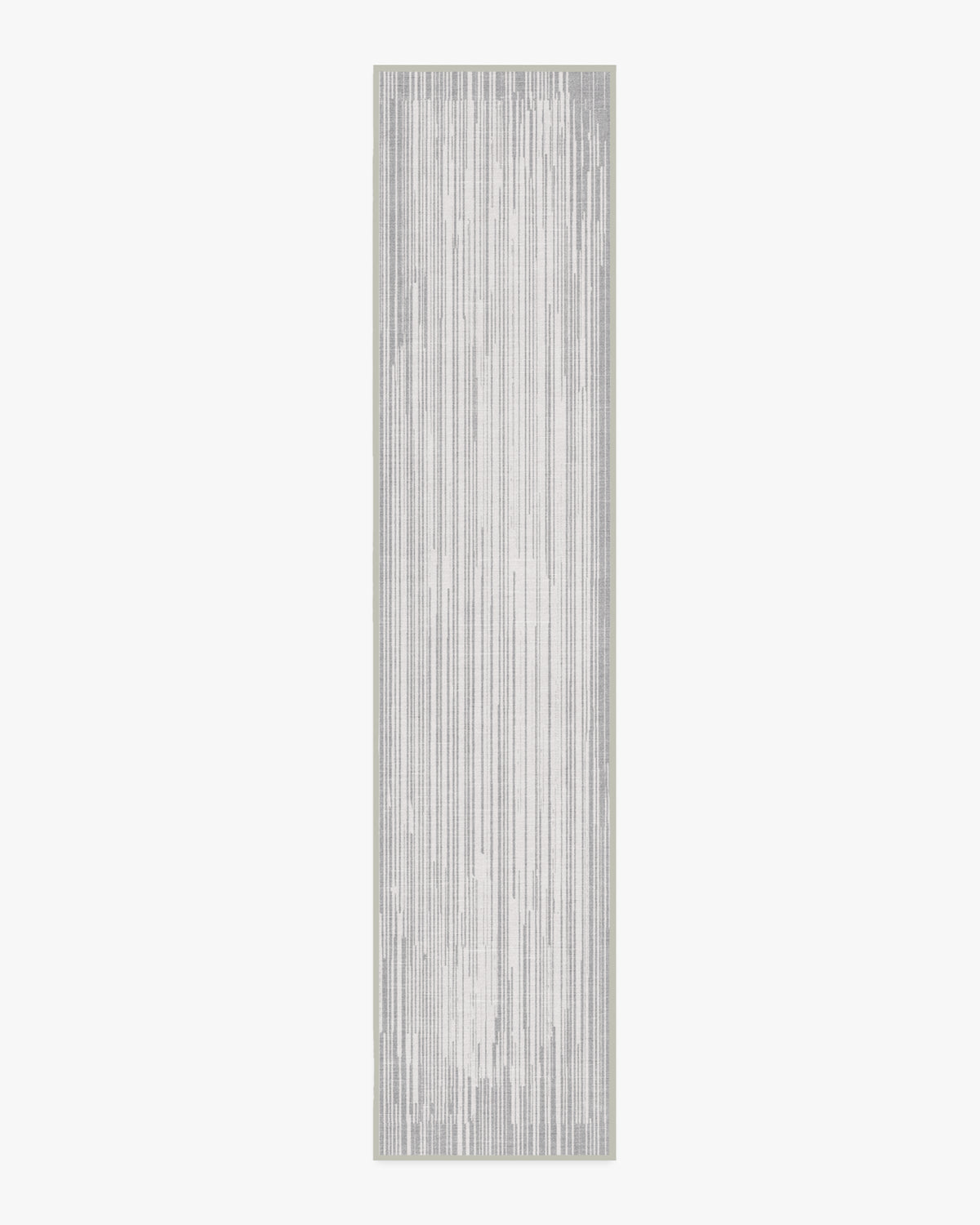 Striated Border Soft Grey Rug