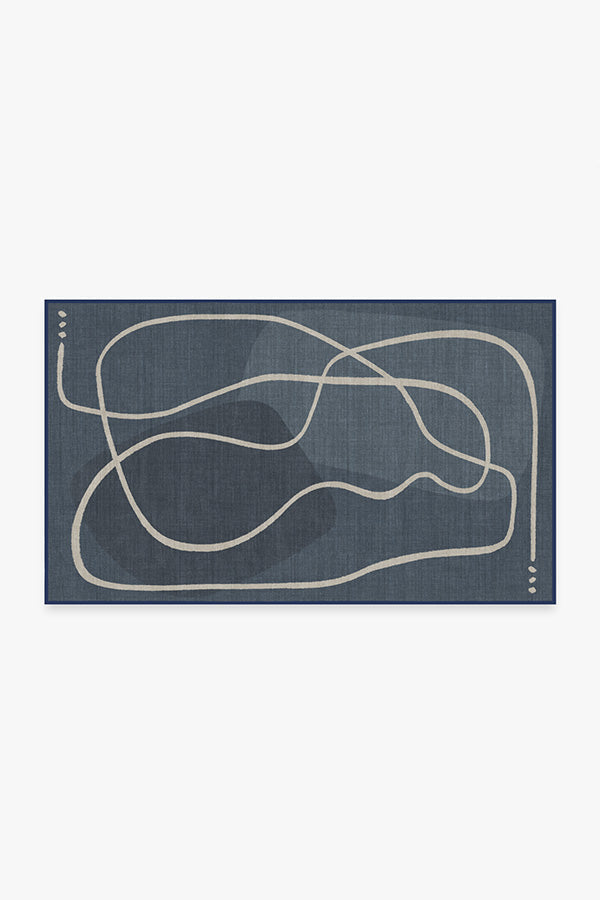 Strova Dusk Blue Rug