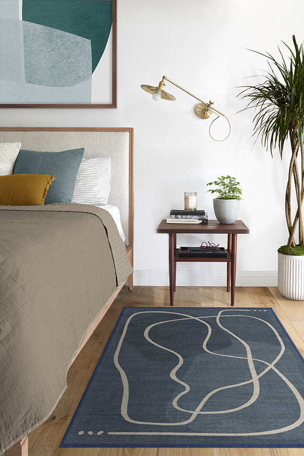 Strova Dusk Blue Rug