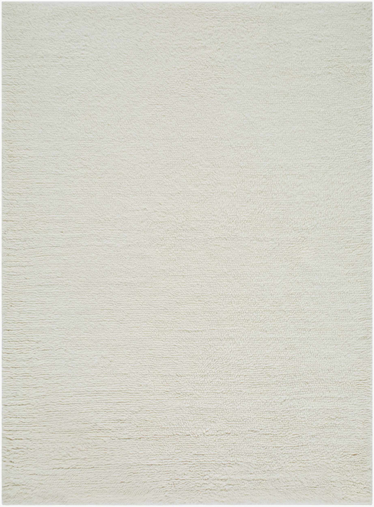 Kanuha Ivory Wool Washable Area Rug