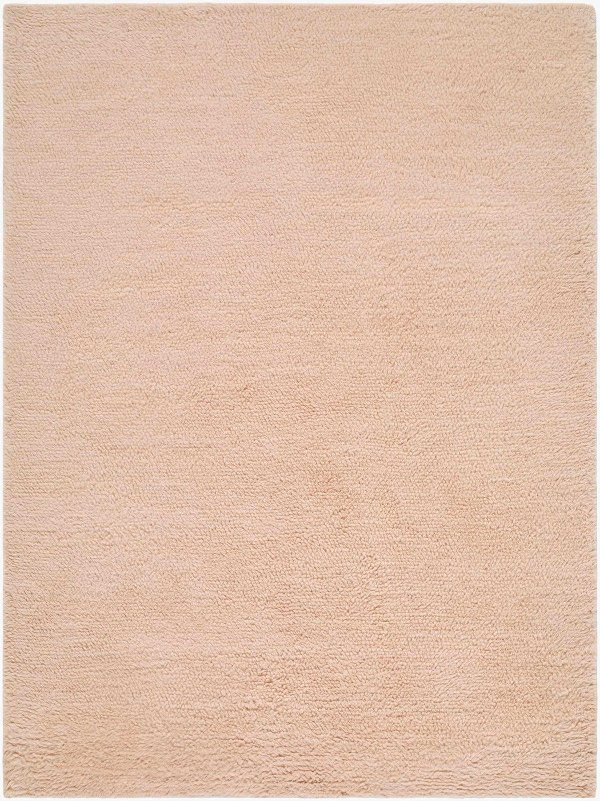 Kanuha Blush Wool Washable Area Rug