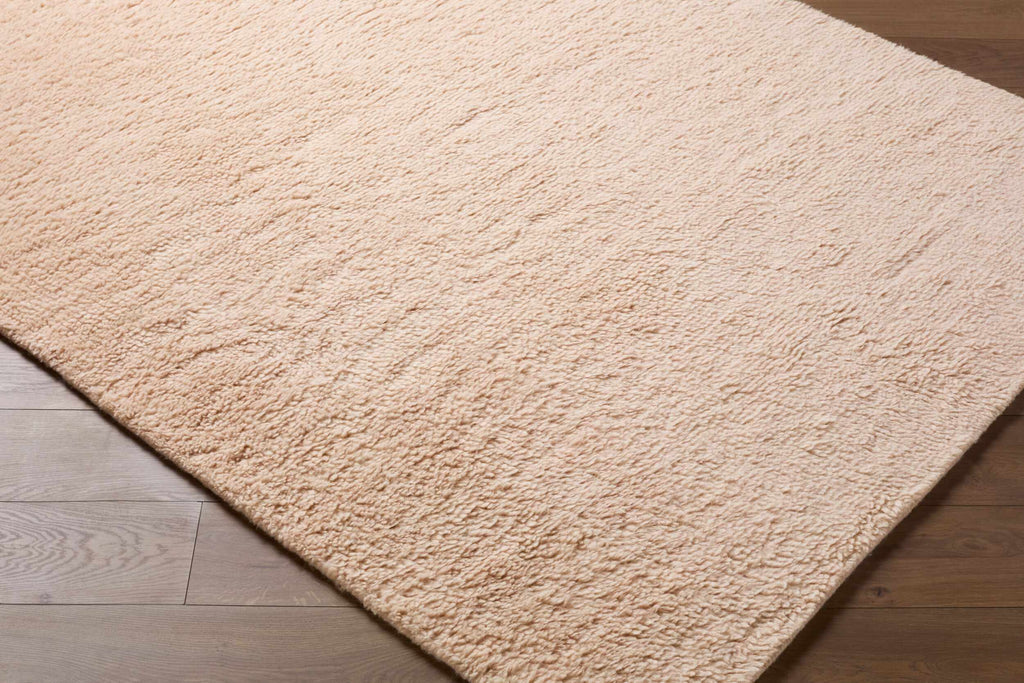 Kanuha Blush Wool Washable Area Rug