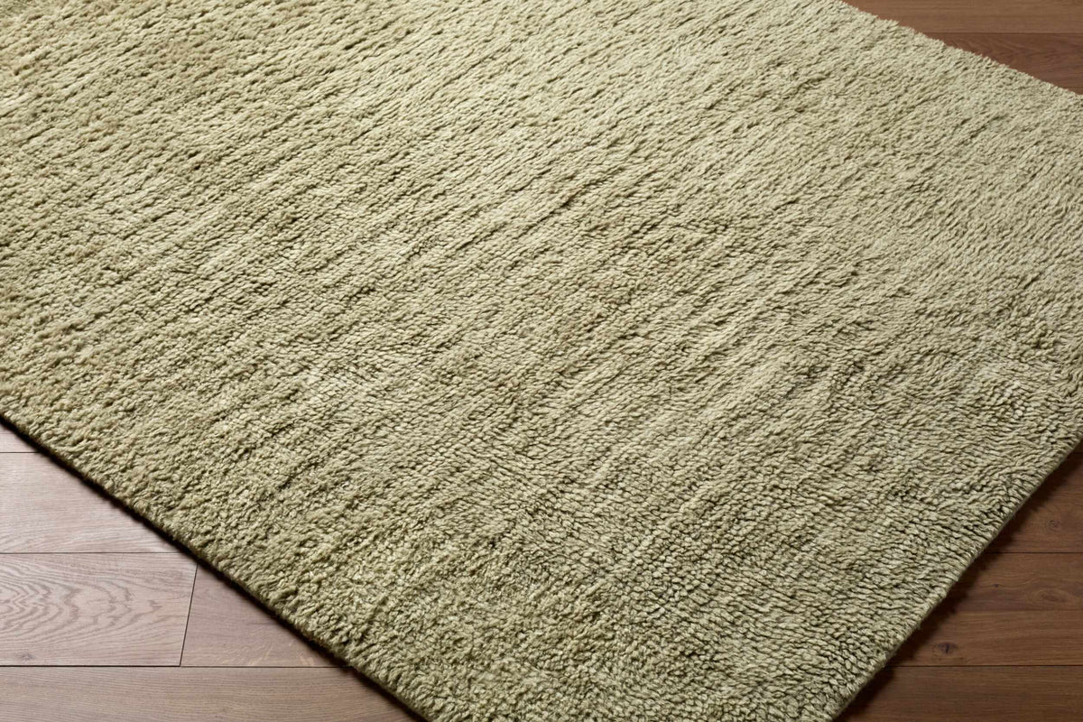 Kanuha Beige Wool Washable Area Rug