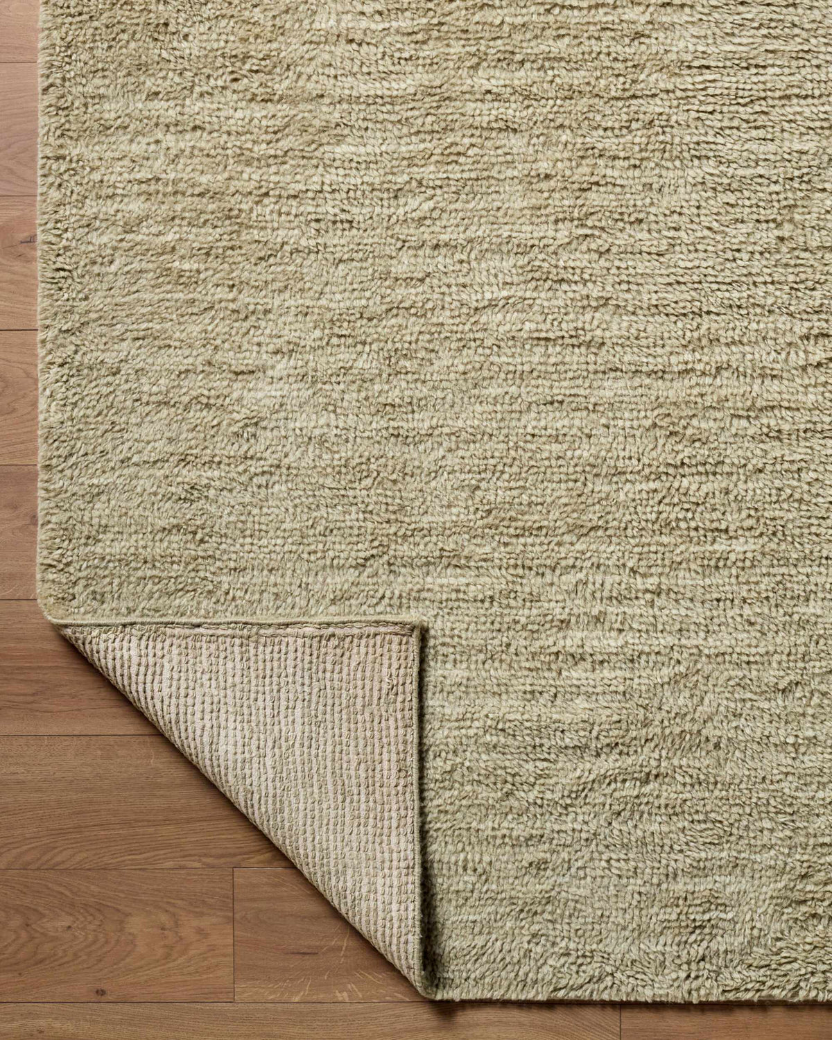 Kanuha Beige Wool Washable Area Rug
