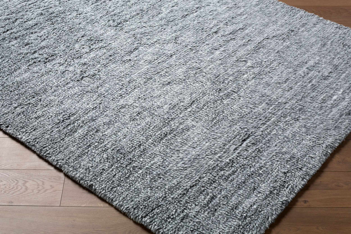 Kanuha Gray Wool Washable Area Rug