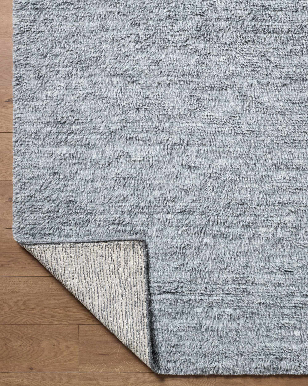 Kanuha Gray Wool Washable Area Rug