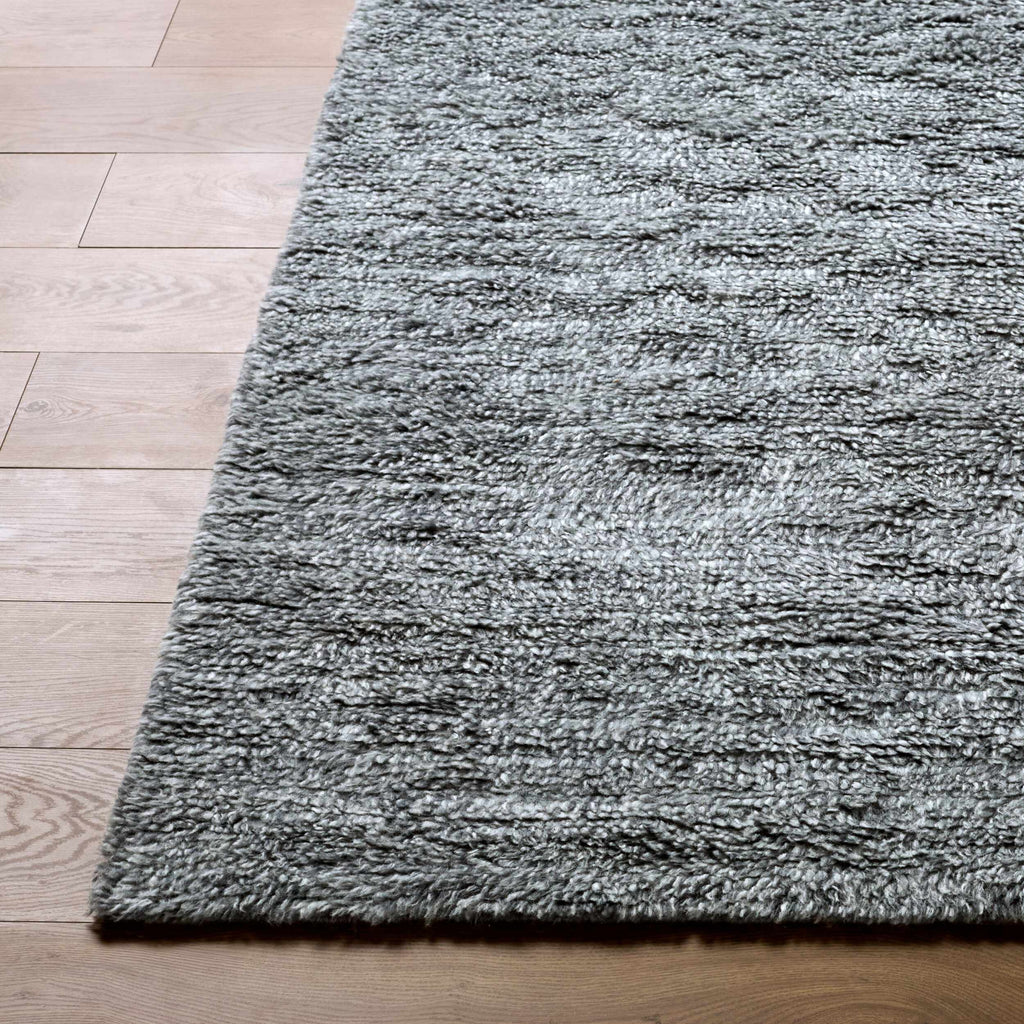 Kanuha Gray Wool Washable Area Rug