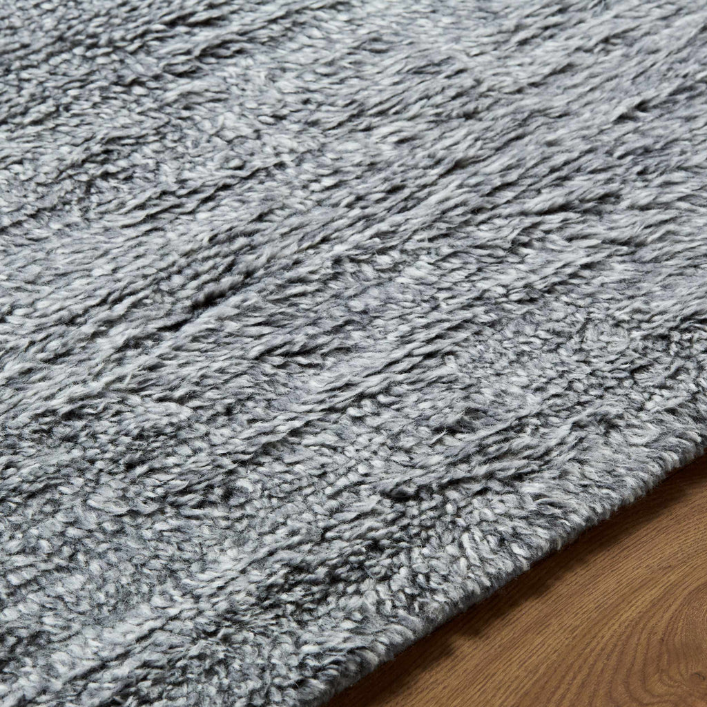 Kanuha Gray Wool Washable Area Rug