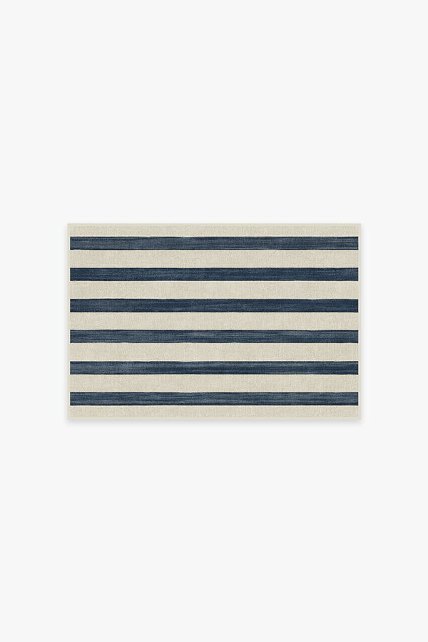 Sumi Sailor Stripe Navy Rug