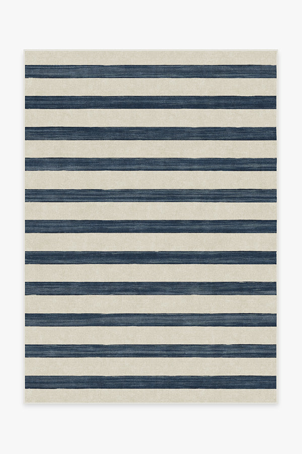 Sumi Sailor Stripe Navy Rug