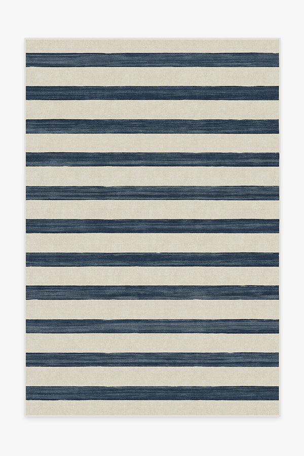 Sumi Sailor Stripe Navy Rug