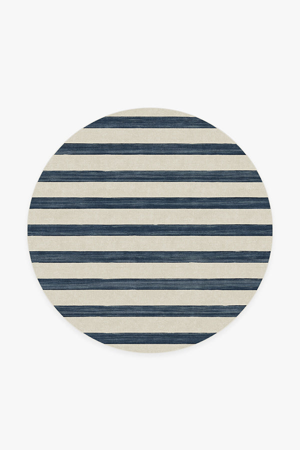 Sumi Sailor Stripe Navy Rug