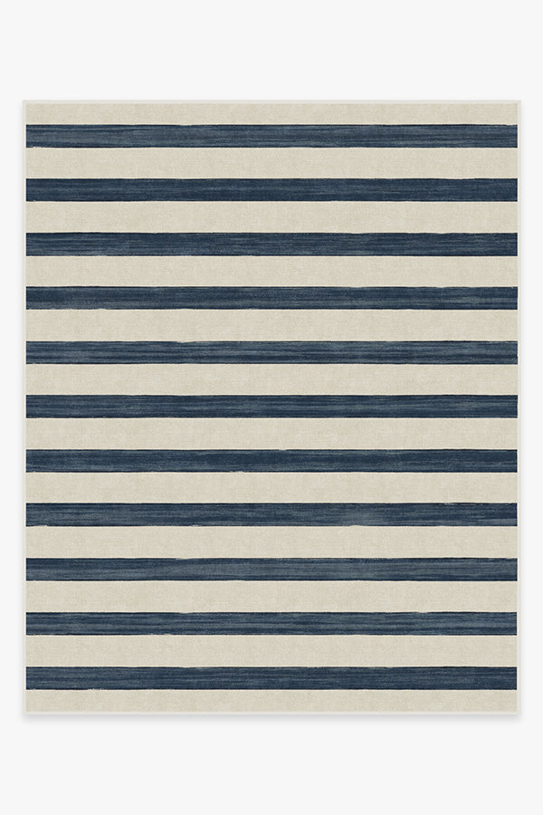 Sumi Sailor Stripe Navy Rug