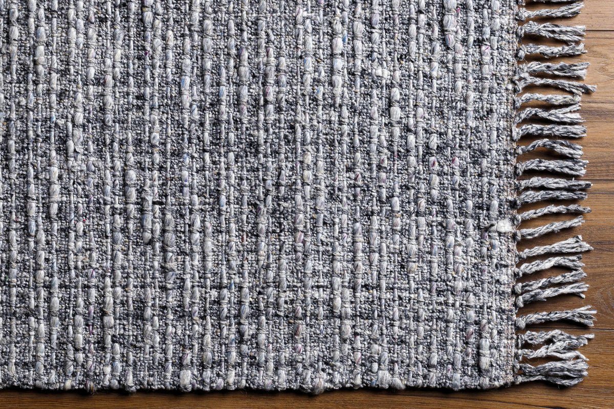 Amiel Gray Hand Woven Area Rug - Clearance