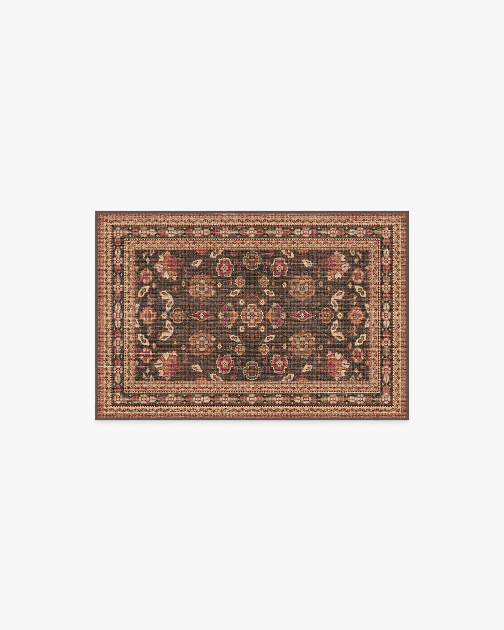 Sybil Brown Flatwoven Rug