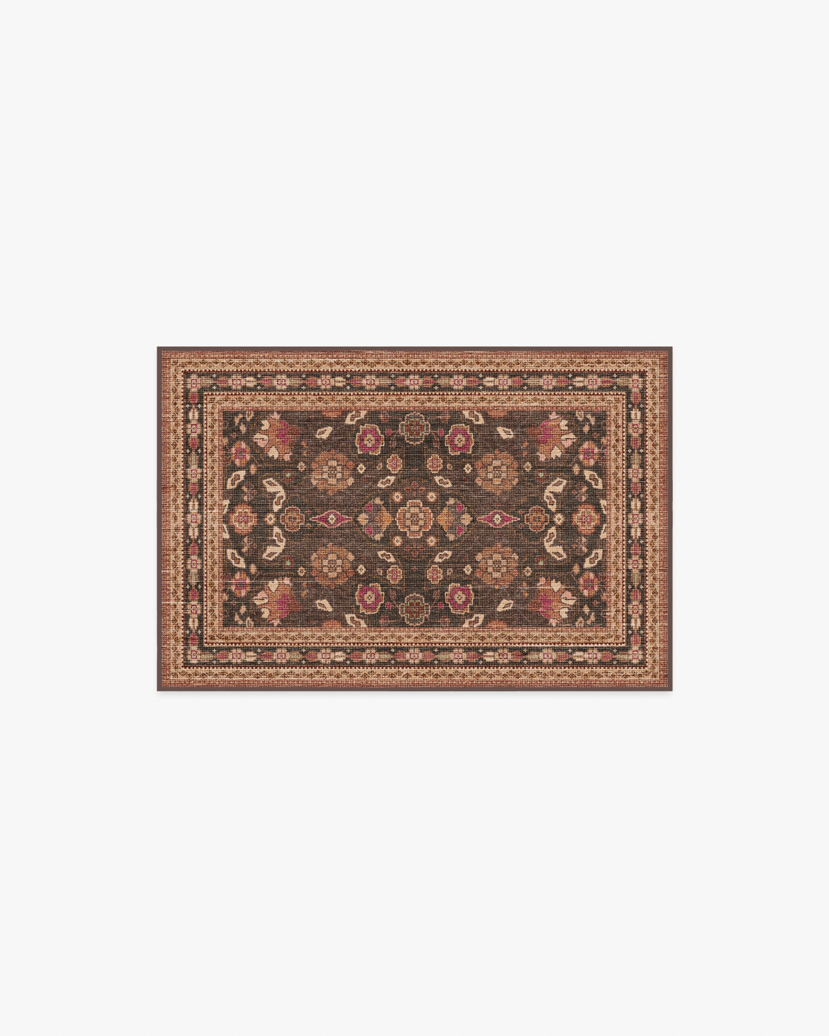 Sybil Brown Flatwoven Rug