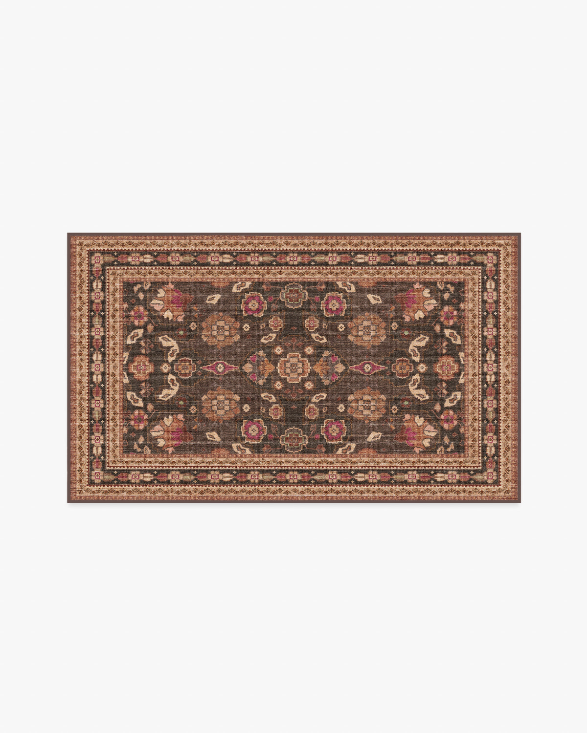 Sybil Brown Flatwoven Rug