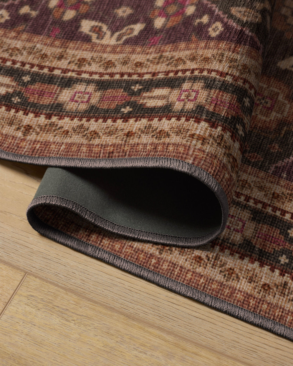 Sybil Brown Flatwoven Rug