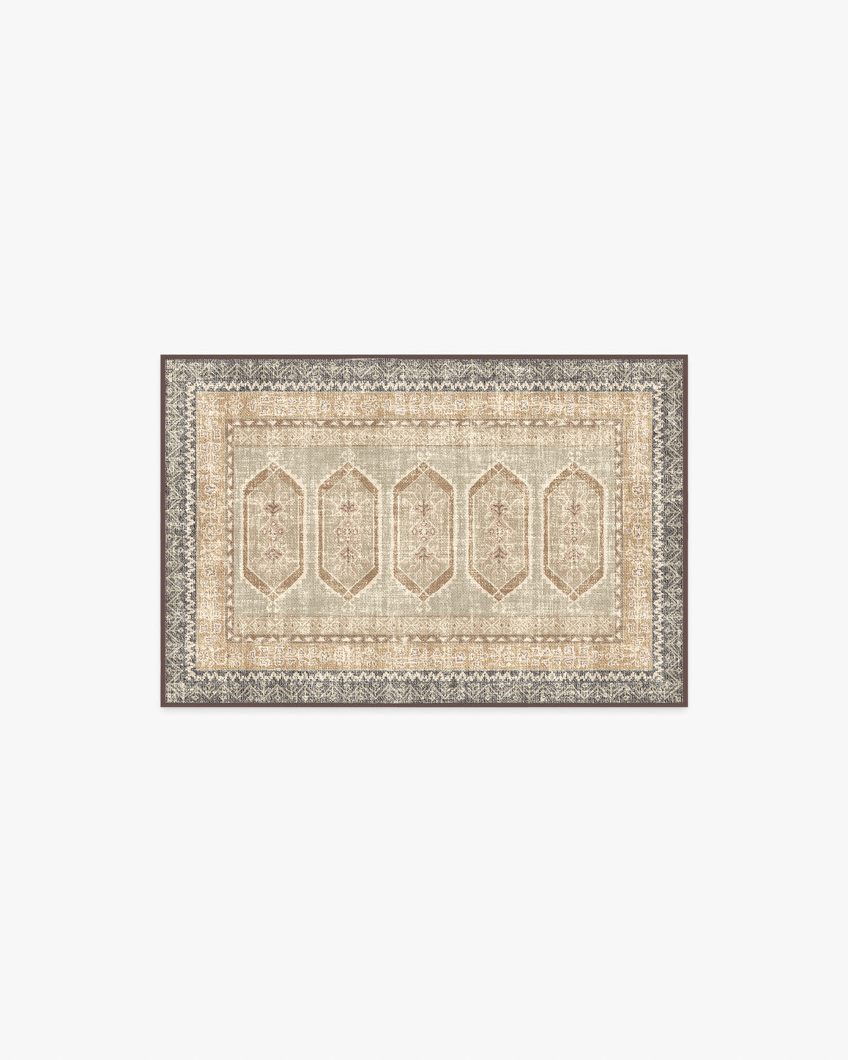 Tawnie Brown Flatwoven Rug