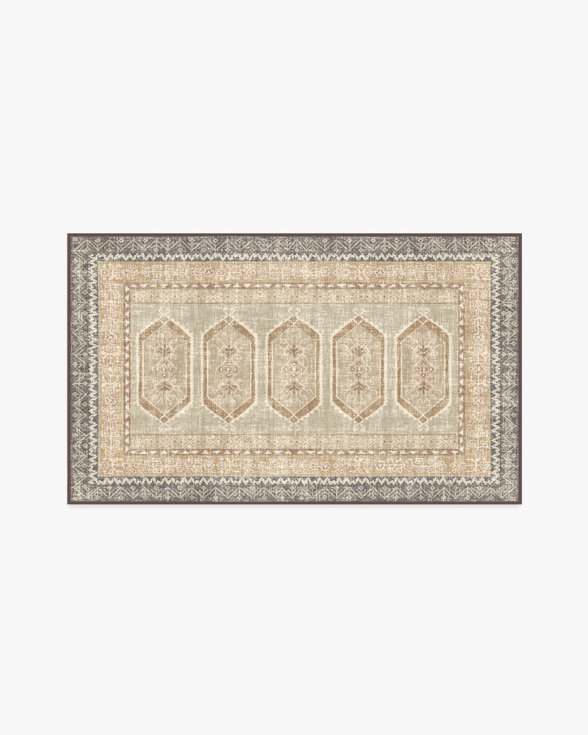 Tawnie Brown Flatwoven Rug
