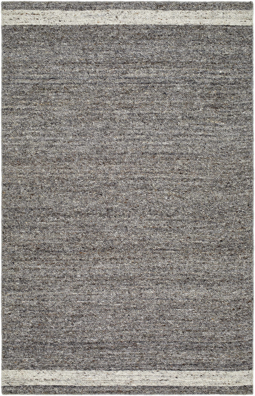 Tiran Gray Wool Area Rug