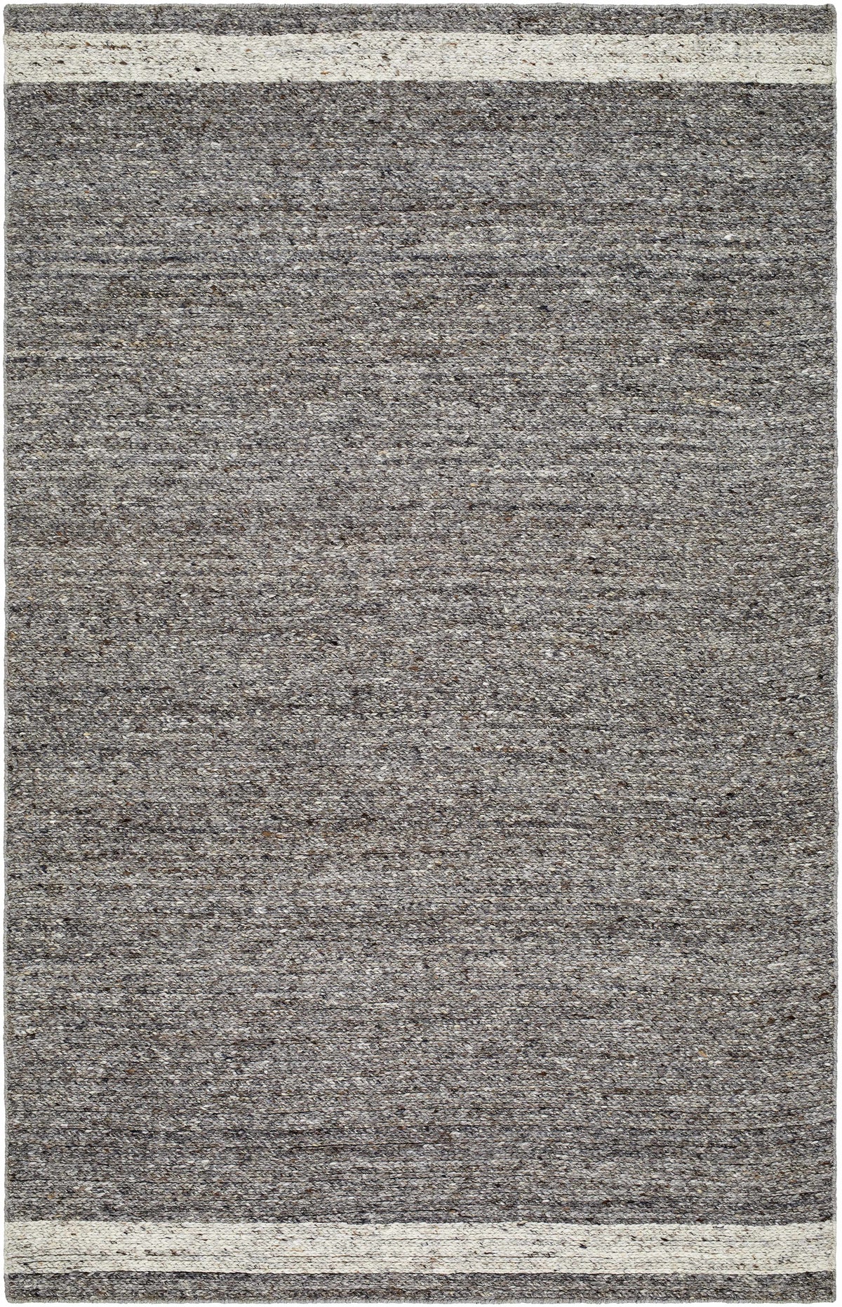 Tiran Gray Wool Area Rug