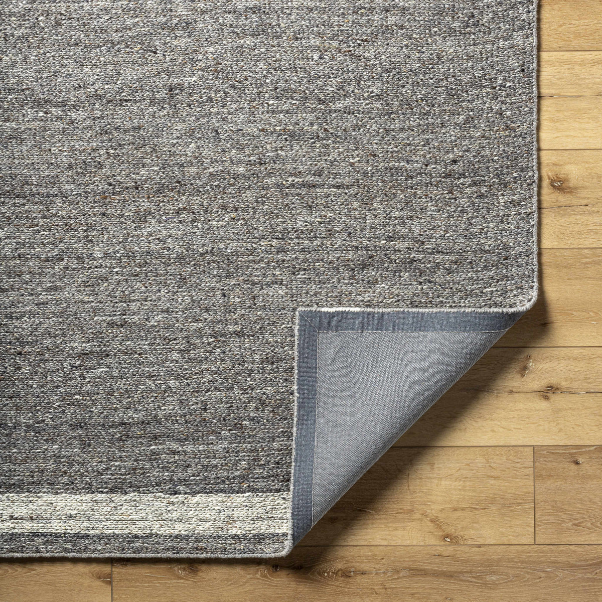 Tiran Gray Wool Area Rug