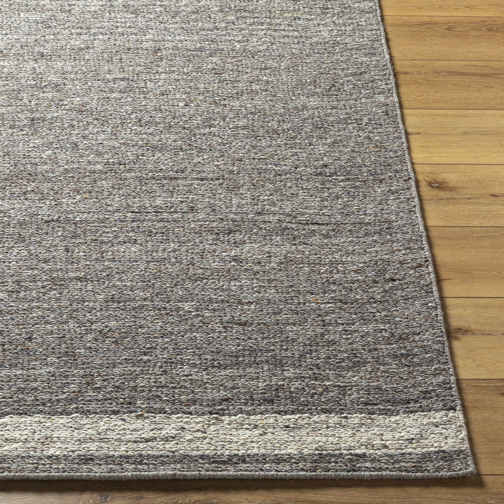 Tiran Gray Wool Area Rug