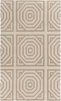 Terlton Ivory Greek Geometric Rug - Clearance