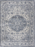 Blue Hiti Washable Area Rug