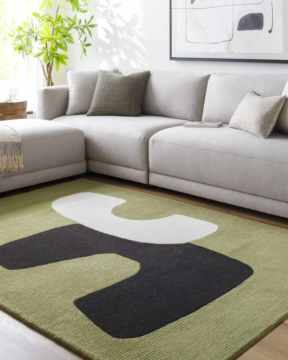 Terah Olive Area Rug