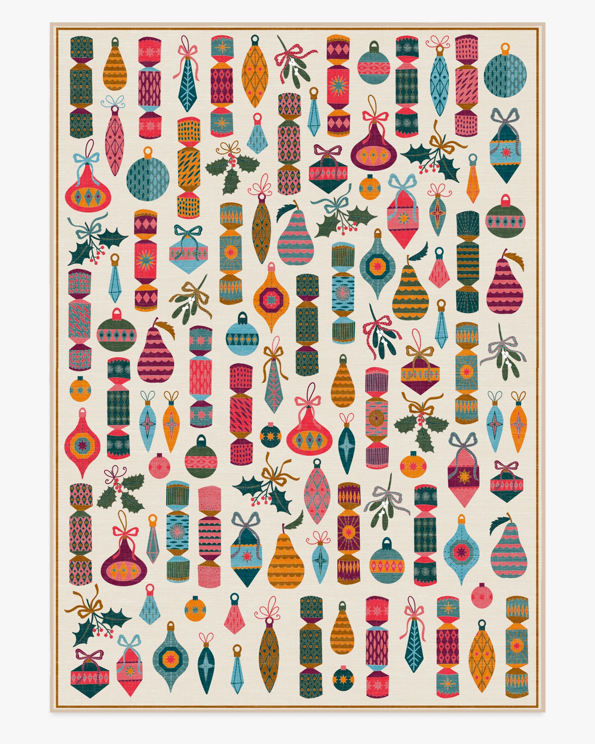 Tidings & Trimmings Cream Rug