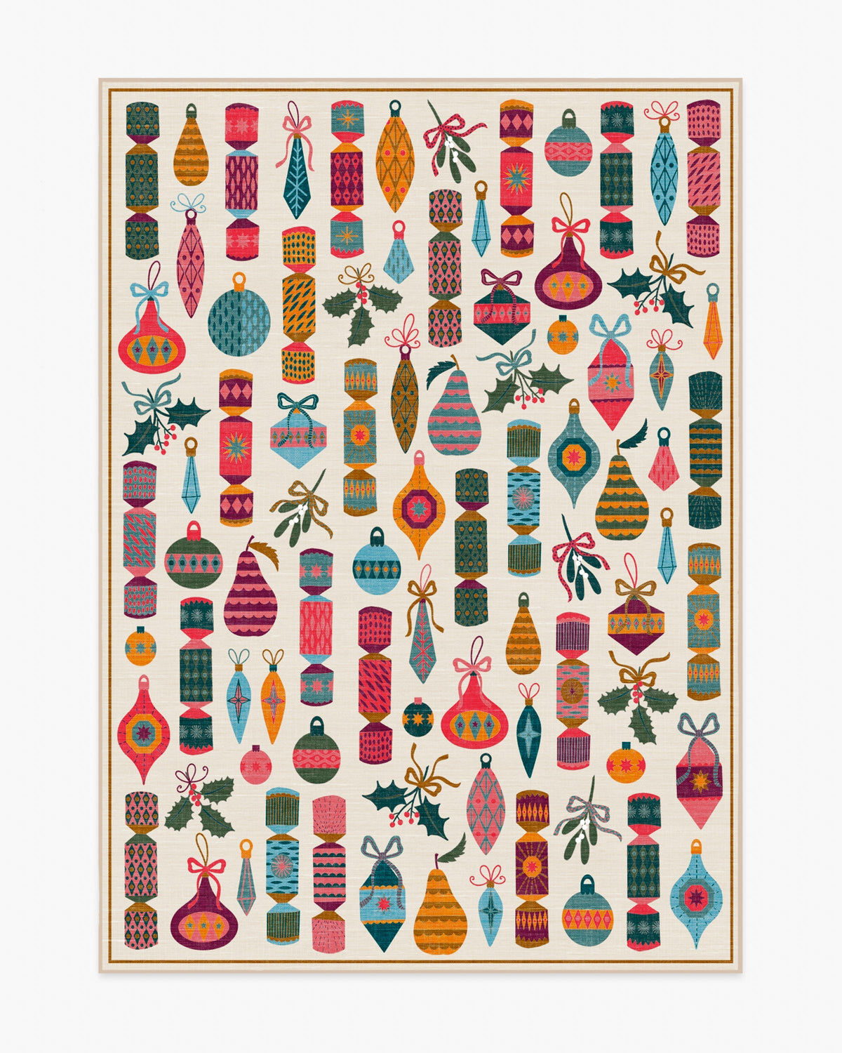 Tidings & Trimmings Cream Rug