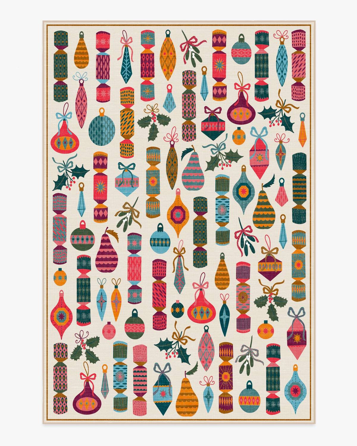 Tidings & Trimmings Cream Rug