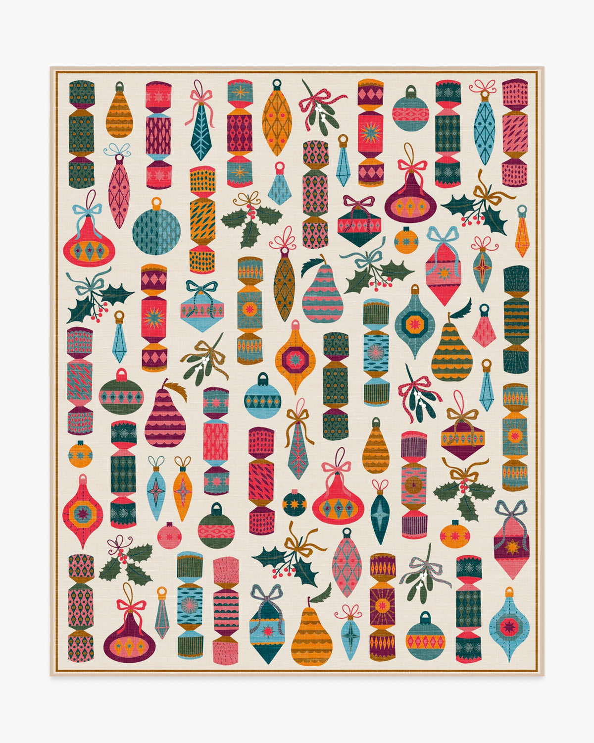 Tidings & Trimmings Cream Rug