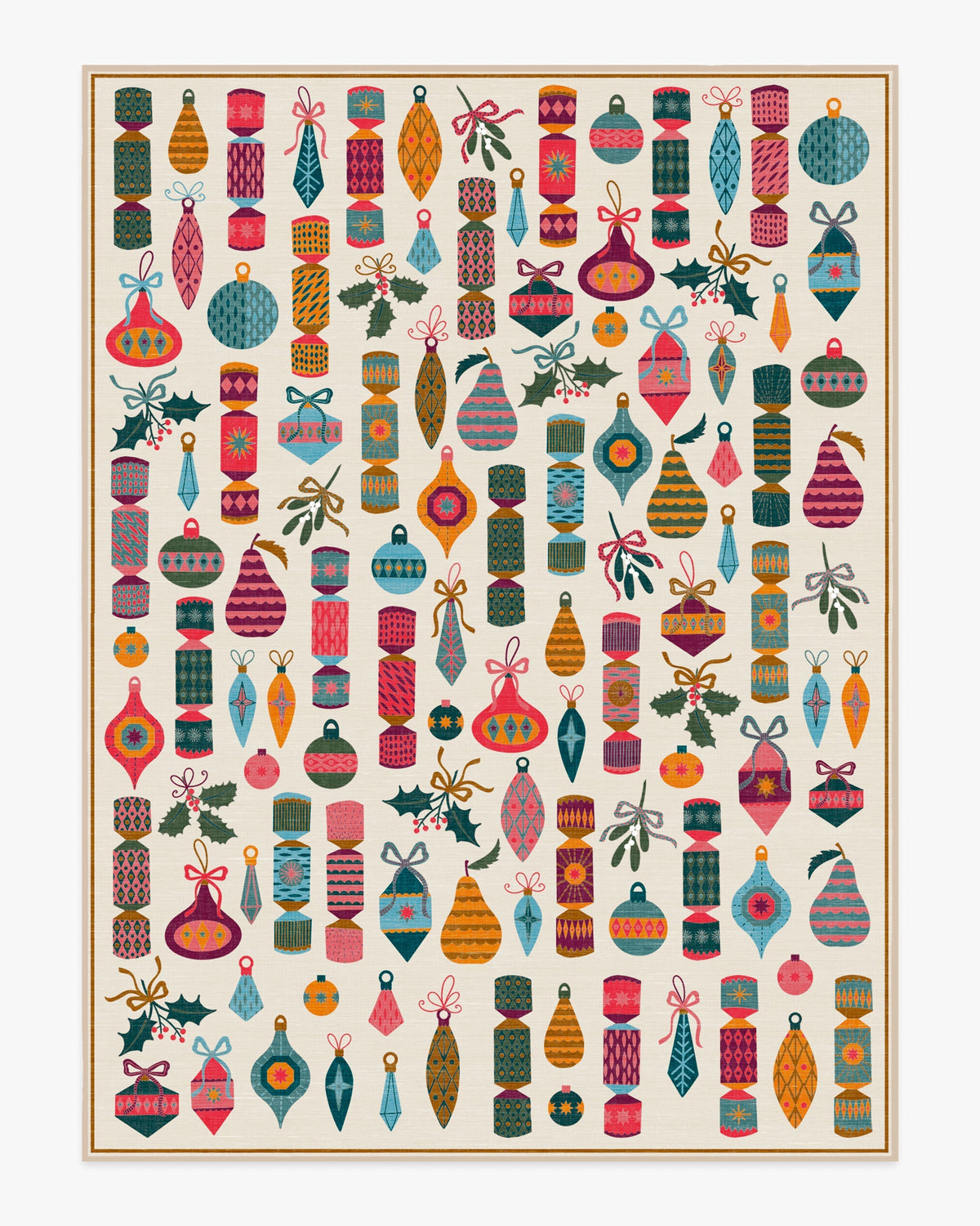 Tidings & Trimmings Cream Rug