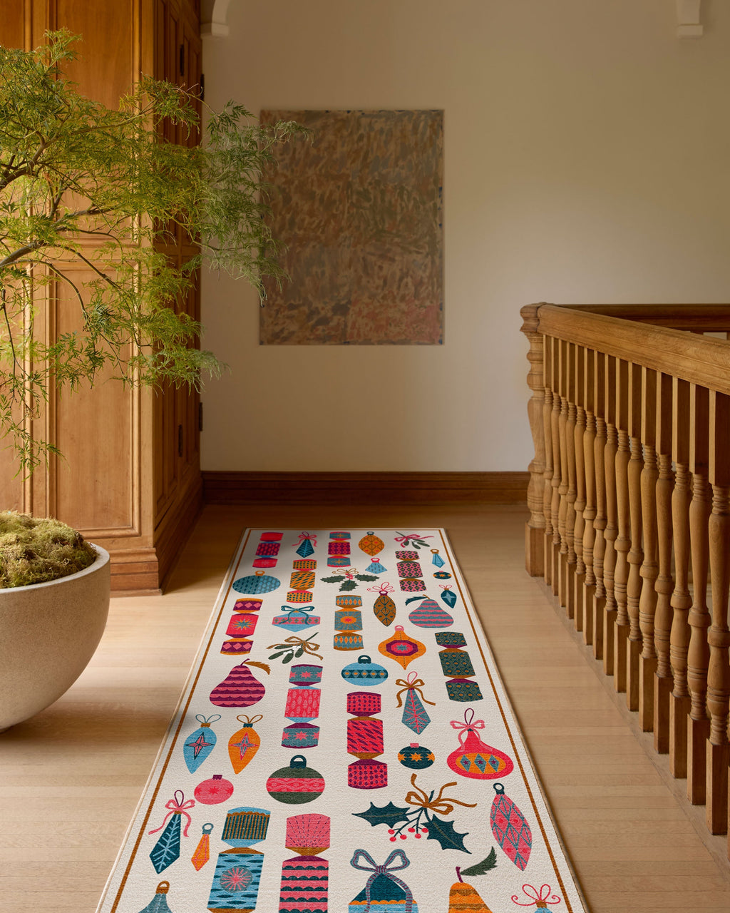 Tidings & Trimmings Cream Rug
