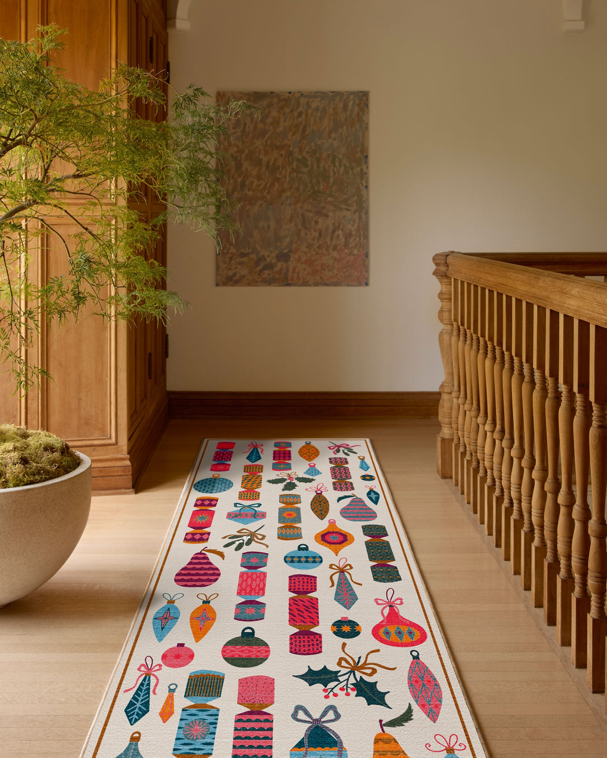 Tidings & Trimmings Cream Rug
