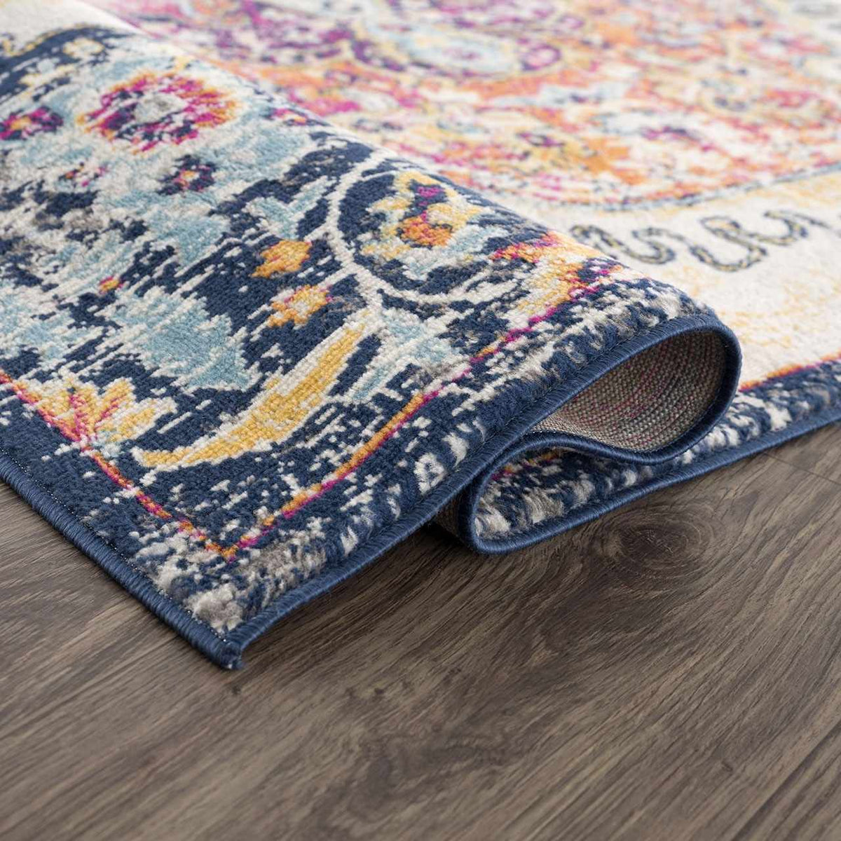 Tigrit Blue & Orange 2300 Area Rug - Clearance