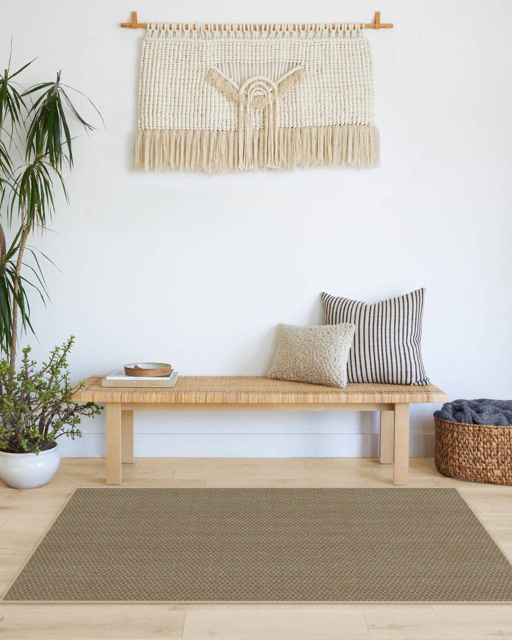Tillie Solid Sand Re-Jute Rug